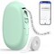 E10 Bluetooth Label Maker Machine with Tape, Continuous Waterproof Label, Versatile App with 35 Fonts and 1k+ Icons, Inkless Labeler for Home, Kitchen, School, Office Organization, Green